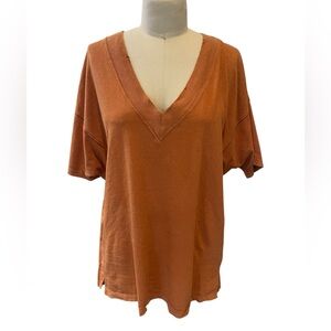 Aerie oversized v neck tshirt - small